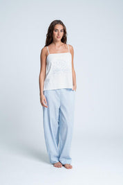 Camiseta Pijama Tiras Amplia BRONZINI