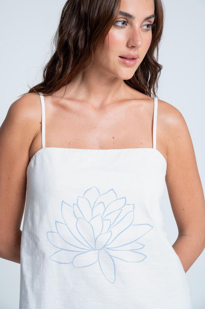 Camiseta Pijama Tiras Amplia BRONZINI