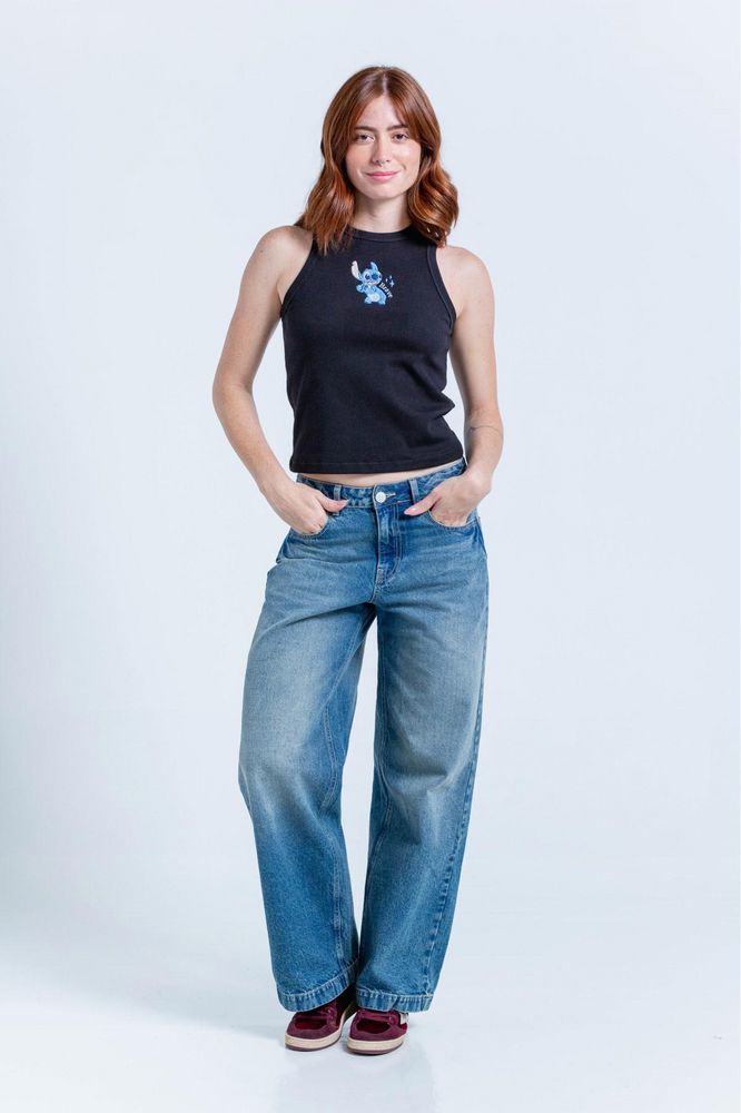 Camiseta RIB Ajustada People Stitch
