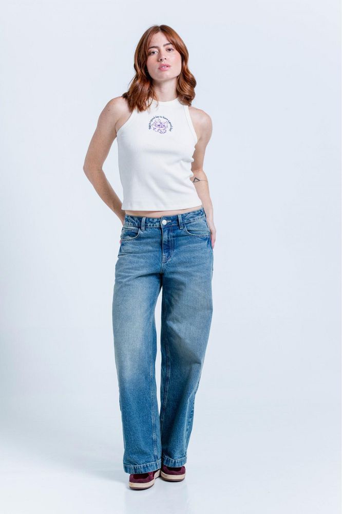 Camiseta RIB Ajustada People Stitch