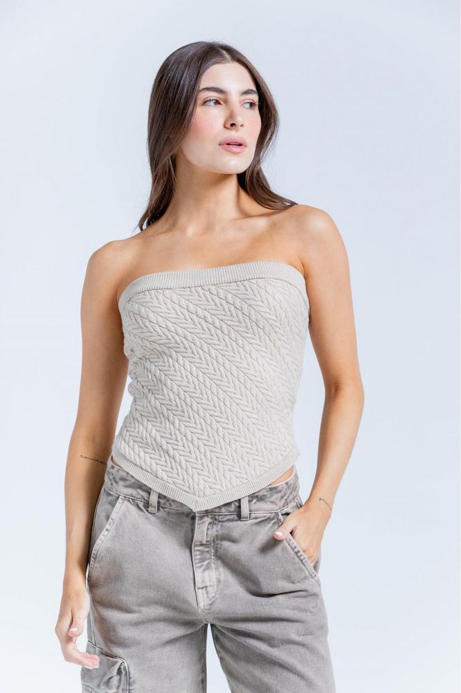 Camiseta Straple Ajustada PEOPLE