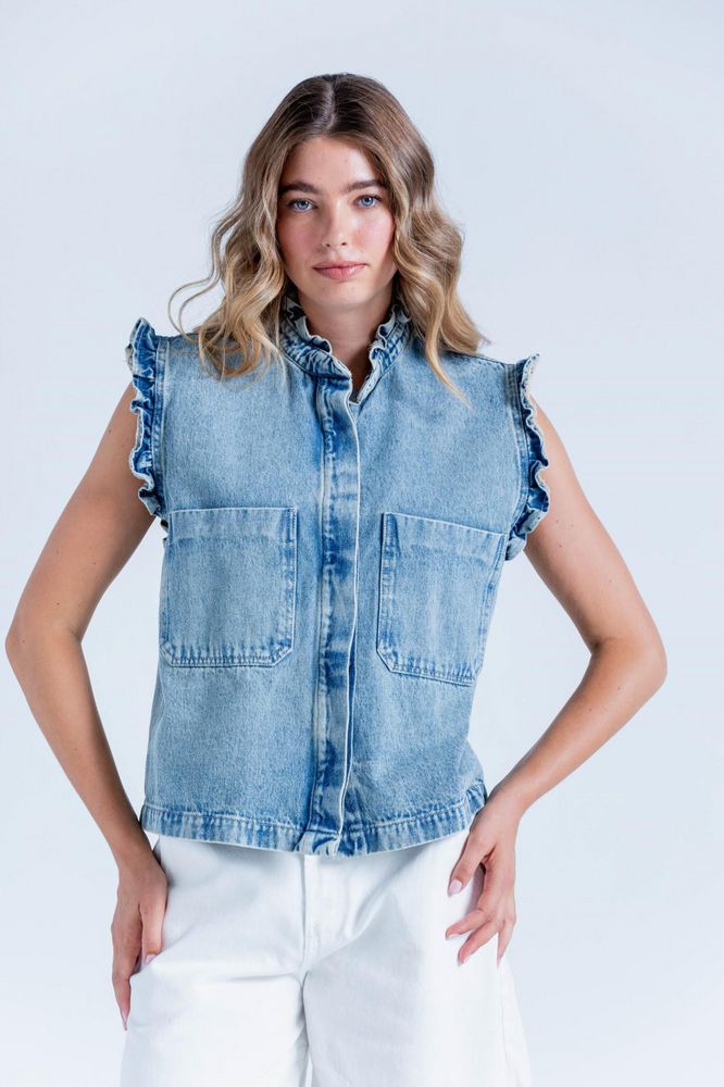 Chaleco Denim Amplia PEOPLE