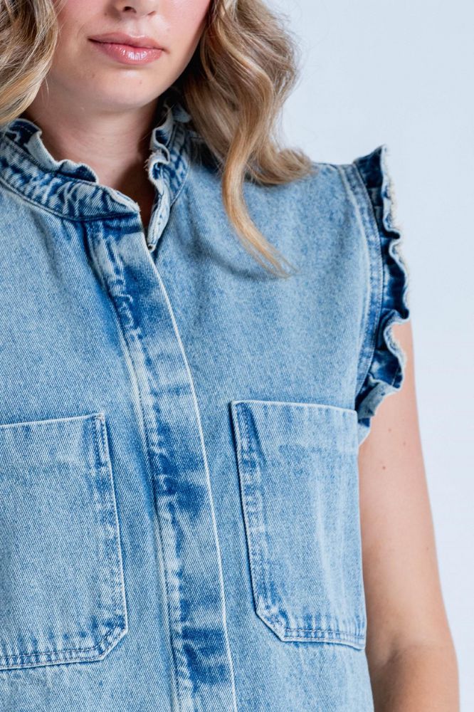 Chaleco Denim Amplia PEOPLE
