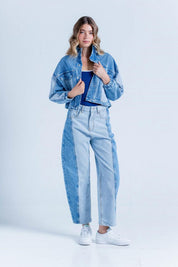 Chaqueta Con Texturas Amplia PEOPLE