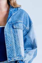Chaqueta Con Texturas Amplia PEOPLE