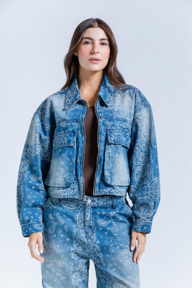 Chaqueta Denim Amplia PEOPLE