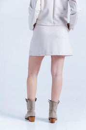 Falda Corta Velvet Regular fit ARKITECT