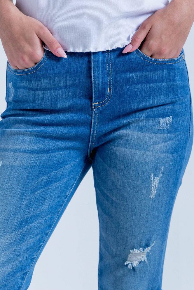 Jean. Denim Skinny PEOPLE