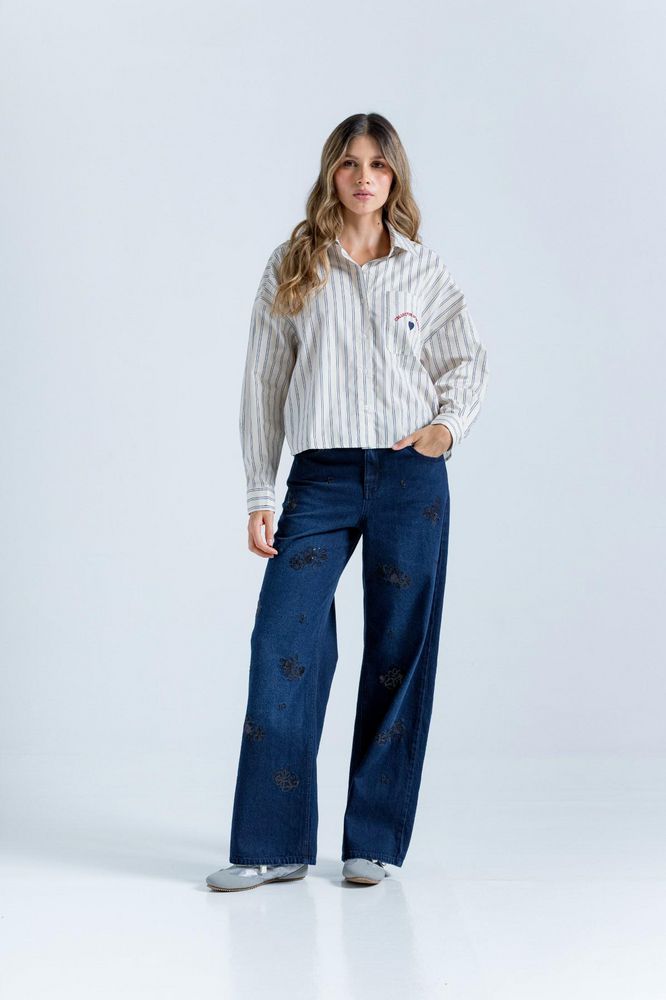 Jean Con brillos Straight (Recto) ARKITECT