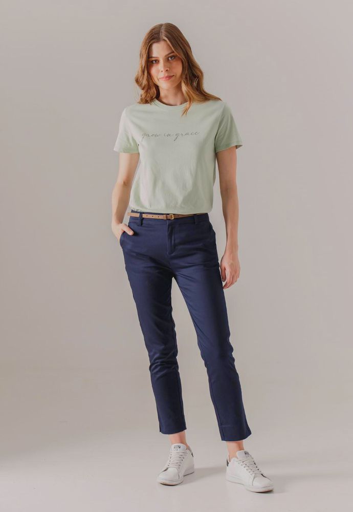 Pantalon Bolsillos Laterales Ajustada ARKITECT