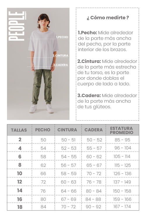 Tabla de tallas