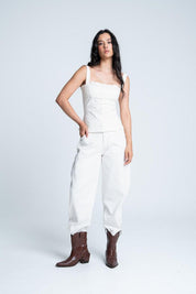 Pantalon Pretina plana Barrel ARKITECT X JORGE DUQUE