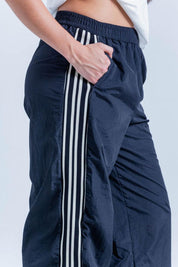 Pantalon Insumo Lateral Wide leg PEOPLE
