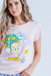 Pijama Camiseta Pantalon Bronzini Looney Tunes
