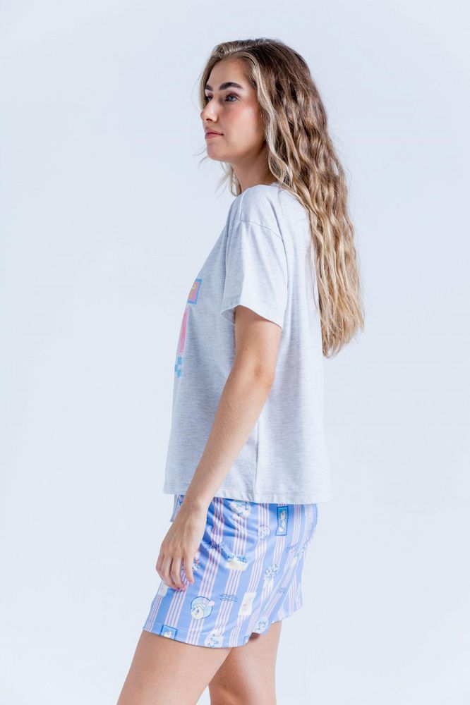 Pijama Camiseta Short Bronzini Looney Tunes