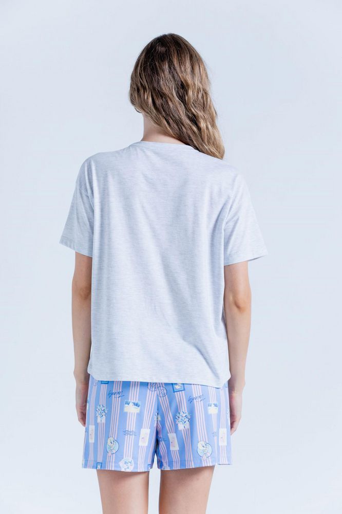 Pijama Camiseta Short Bronzini Looney Tunes