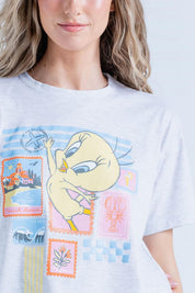 Pijama Camiseta Short Bronzini Looney Tunes