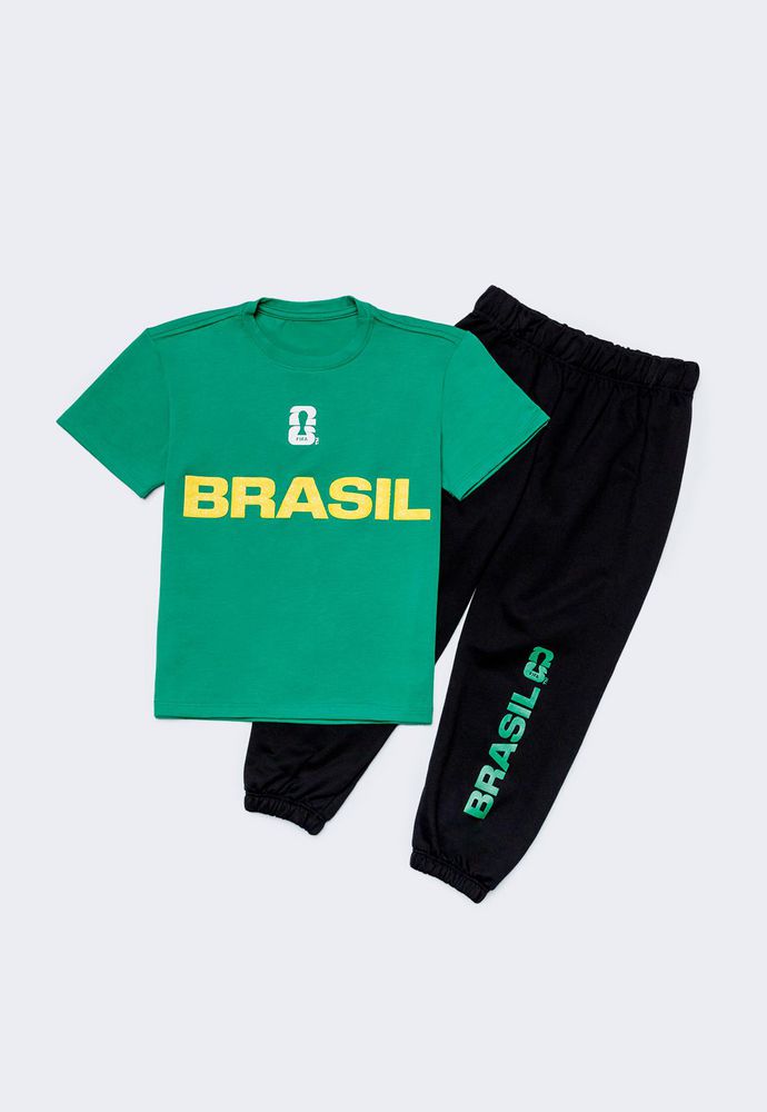 Conjunto Pijama Infantil FIFA