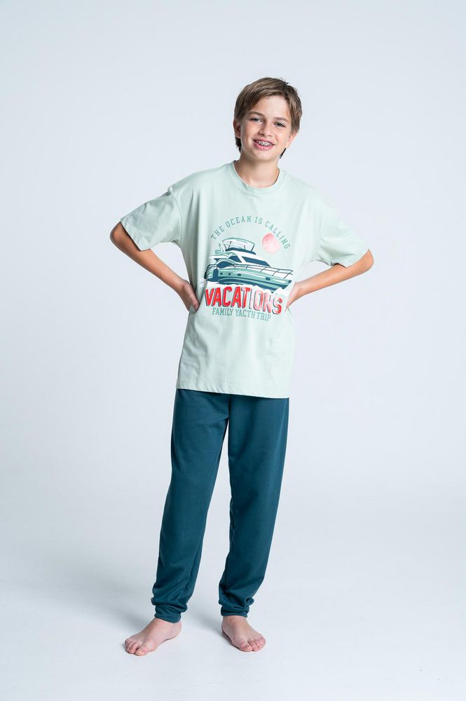 Pijama Corta Larga BRONZINI