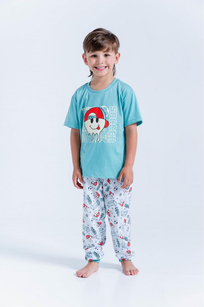 Pijama Corta Larga BRONZINI