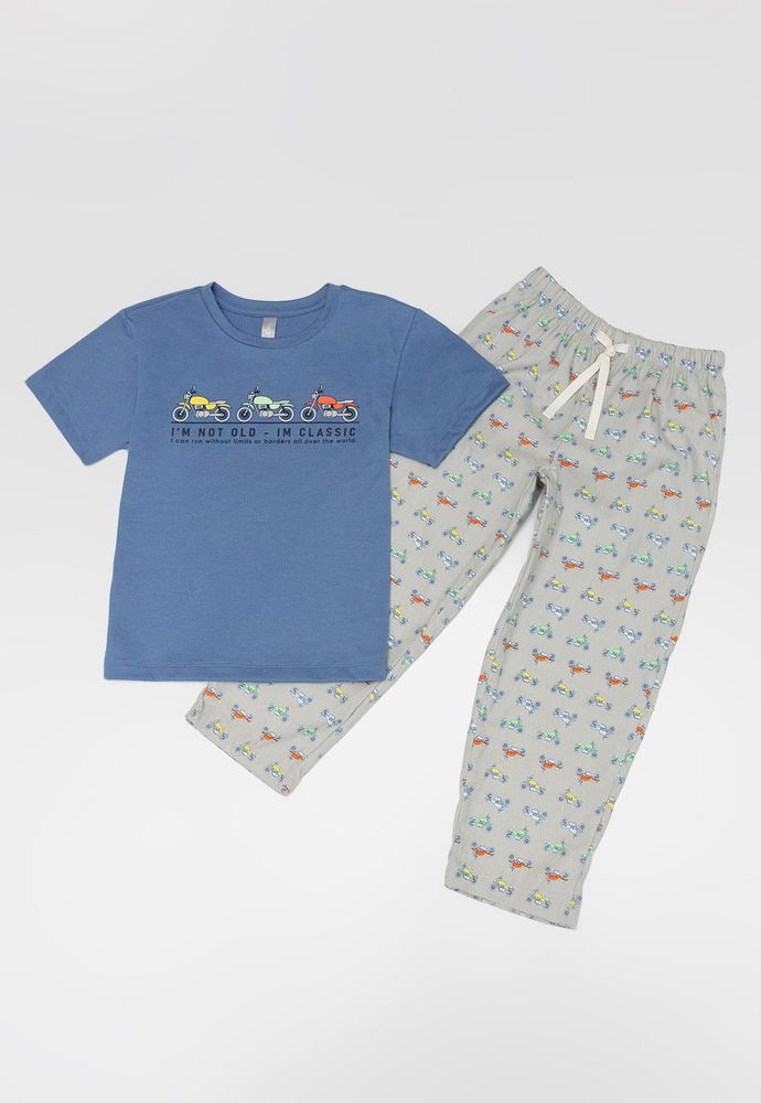 Pijama Corta Larga BRONZINI