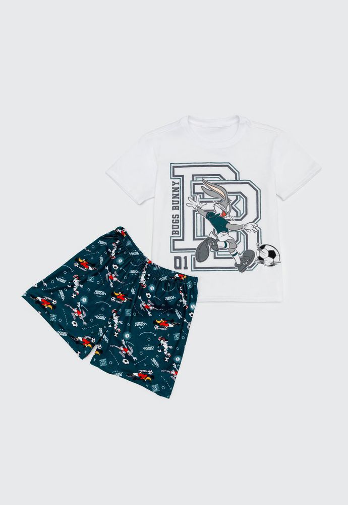 Pijama Corta/Corta Bronzini Looney Tunes