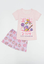 Pijama Corta/Corta Bronzini Looney Tunes