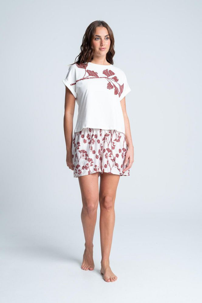 Short Pijama Amplia BRONZINI X ISABEL HENAO