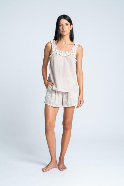Short Pijama Amplia BRONZINI X ISABEL HENAO